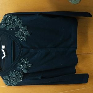 NWOT Knitted and Knotted black sweater *RARE*